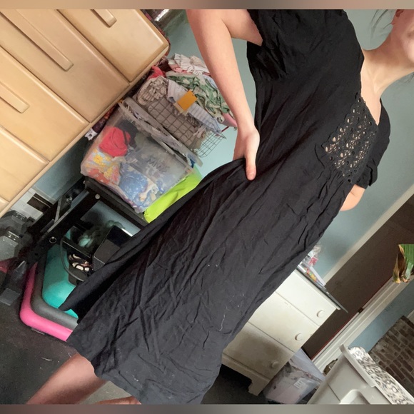 Sandro: Black Eyelet Dress - Picture 11 of 13